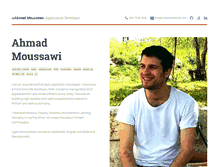 Tablet Screenshot of ahmadmoussawi.com